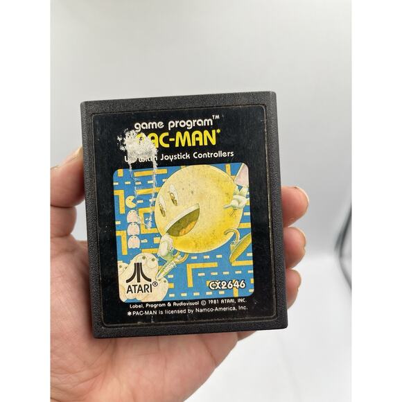 Pac-Man Atari 2600 Game Cartridge CX2646 (TESTED/WORKS) - Picture 1 of 5